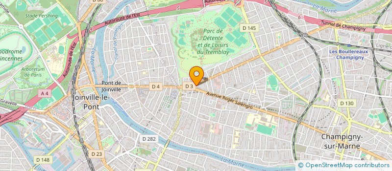 localisation de l'entreprise ABG ET FRERES à CHAMPIGNY-SUR-MARNE