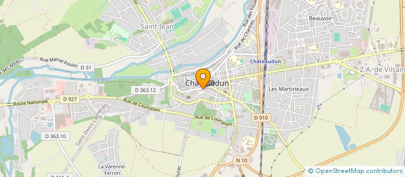 localisation de l'entreprise ABGAME à CHATEAUDUN