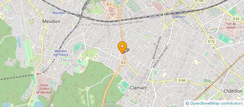 localisation de l'entreprise ABGELEC à CLAMART