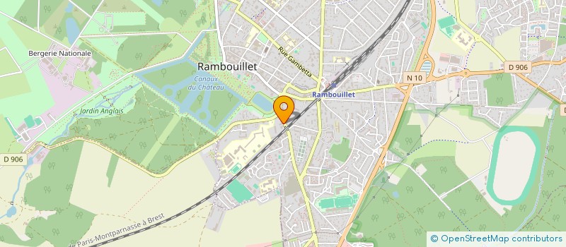 localisation de l'entreprise ABGH  RAMBOUILLET