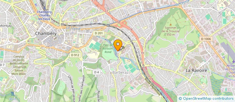 localisation de l'entreprise ABGL  BARBERAZ