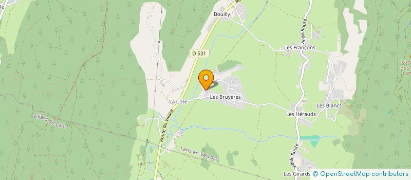 localisation de l'entreprise ABGM  LANS-EN-VERCORS