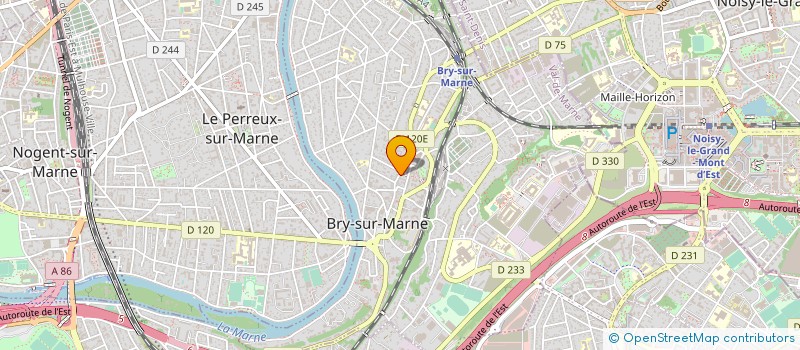 localisation de l'entreprise ABGOR BGMV à BRY-SUR-MARNE