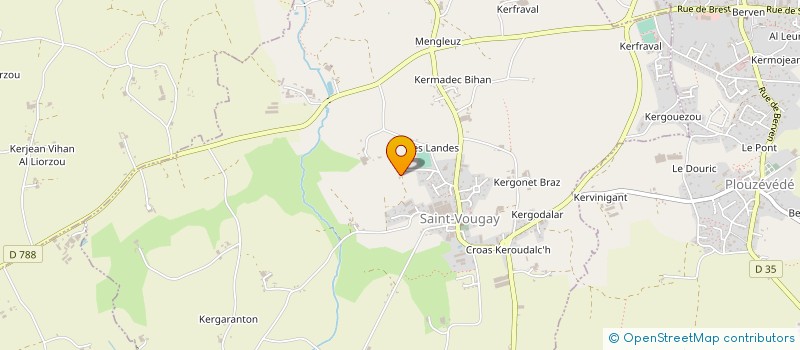 localisation de l'entreprise ABGRALL  SAINT-VOUGAY