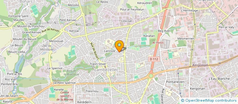 localisation de l'entreprise ABGRALL PERE ET FILS à BREST