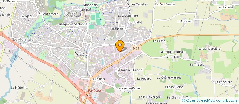 localisation de l'entreprise ABH à PACE