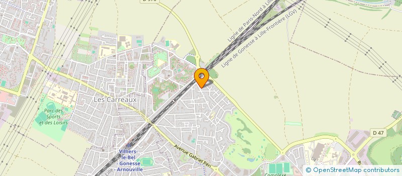 localisation de l'entreprise ABH à GONESSE