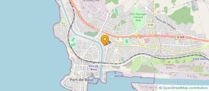 localisation de l'entreprise ABH  PORT-DE-BOUC