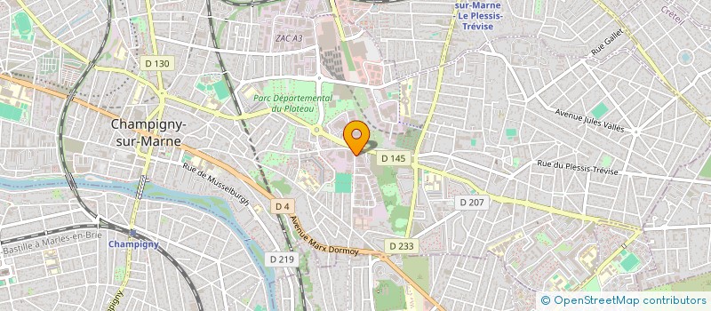 localisation de l'entreprise ABH à CHAMPIGNY-SUR-MARNE