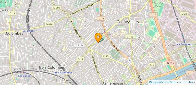 localisation de l'entreprise ABH ASSOCIES SARL  ASNIERES-SUR-SEINE