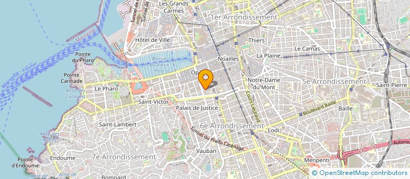 localisation de l'entreprise ABH CONSEIL  MARSEILLE