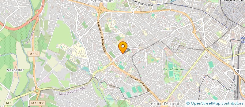 localisation de l'entreprise ABH CONSTRUCTION à MONTPELLIER