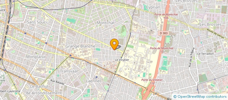 localisation de l'entreprise ABH ETANCHEITE à LYON