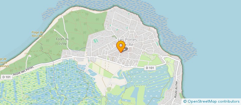 localisation de l'entreprise ABH HOLDING  LES PORTES-EN-RE