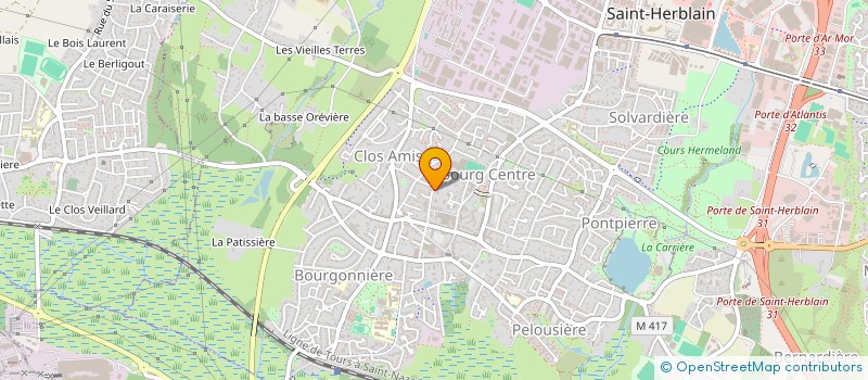 localisation de l'entreprise ABH NETTOYAGE REMISE EN ETAT à SAINT-HERBLAIN