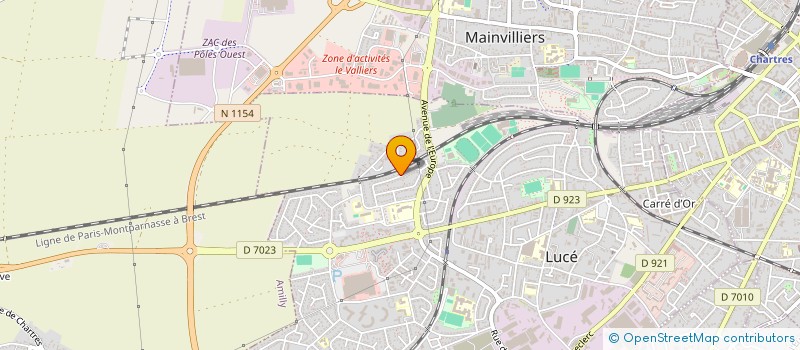 localisation de l'entreprise ABH TAXI à LUCE
