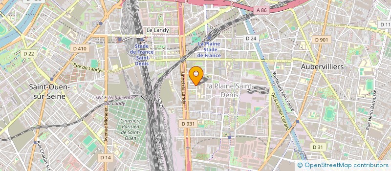 localisation de l'entreprise ABH TRAVAUX  SAINT-DENIS