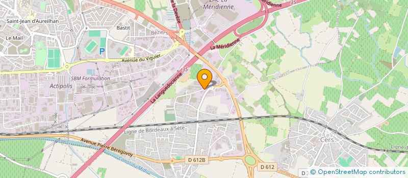 localisation de l'entreprise ABHF à VILLENEUVE-LES-BEZIERS