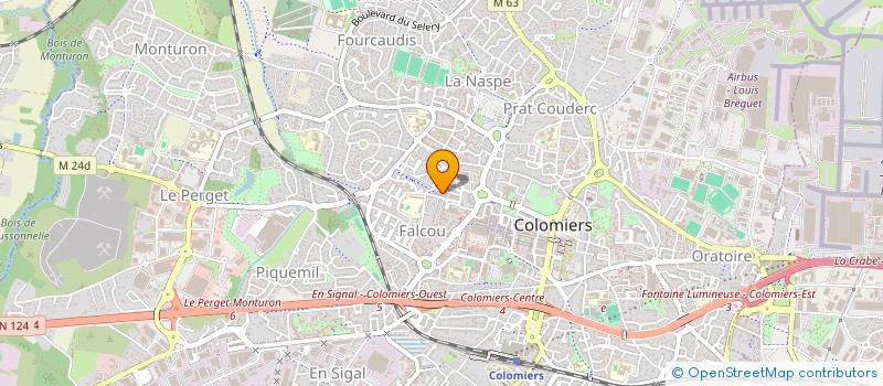 localisation de l'entreprise ABHF GROUP à COLOMIERS