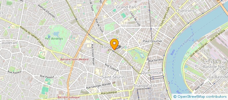 localisation de l'entreprise ABHYASA YOGA & CIE  BORDEAUX