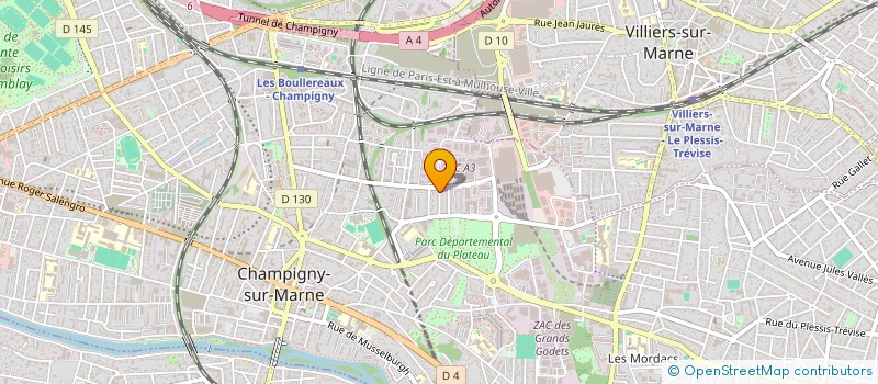localisation de l'entreprise ABI  CHAMPIGNY-SUR-MARNE