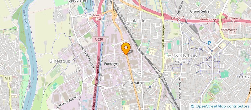 localisation de l'entreprise ABI à TOULOUSE