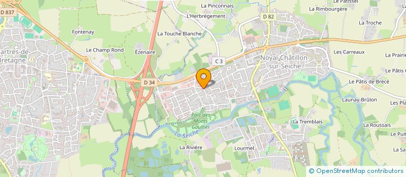 localisation de l'entreprise ABI  NOYAL-CHATILLON-SUR-SEICHE