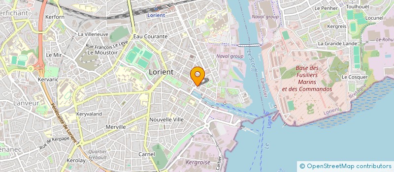 localisation de l'entreprise ABI AGENCE BOVE IMMOBILIER à LORIENT
