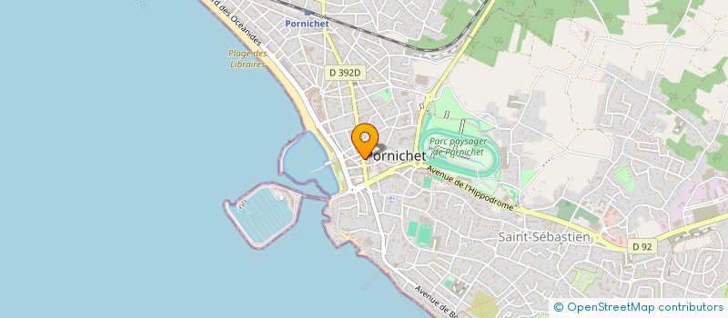 localisation de l'entreprise ABI AGENCE BRETAGNE IMMOBILIER à PORNICHET
