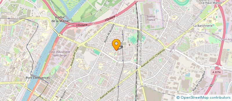 localisation de l'entreprise ABI CONCEPT à ANGERS