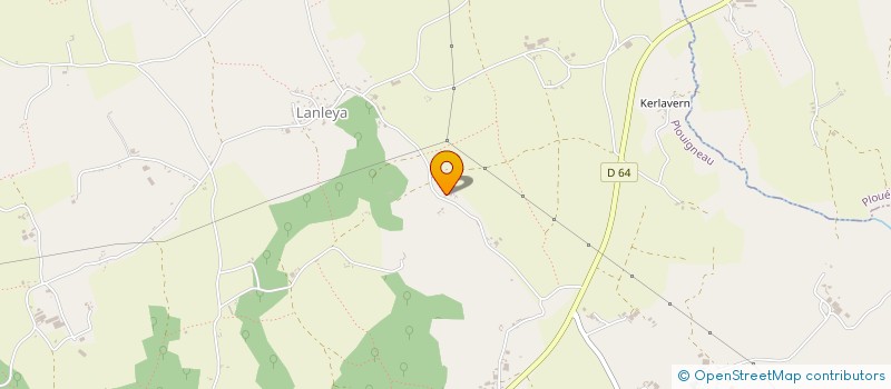 localisation de l'entreprise ABI COUVERTURE  PLOUIGNEAU