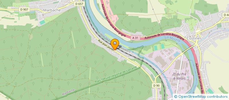 localisation de l'entreprise ABI EMBANIE  MARBACHE