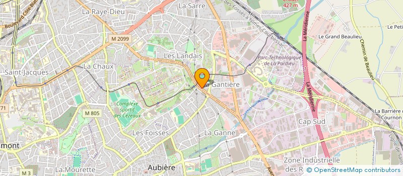 localisation de l'entreprise ABI IMMOBILIER  CLERMONT-FERRAND