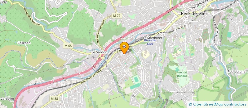 localisation de l'entreprise ABI IMPORT EXPORT  RIVE-DE-GIER