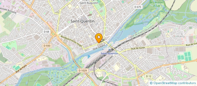 localisation de l'entreprise ABI & KA à SAINT-QUENTIN