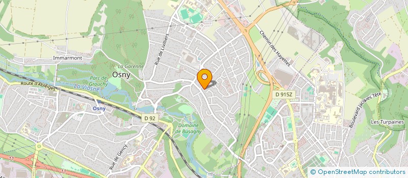 localisation de l'entreprise ABI'PEND CONSEIL à COURBEVOIE