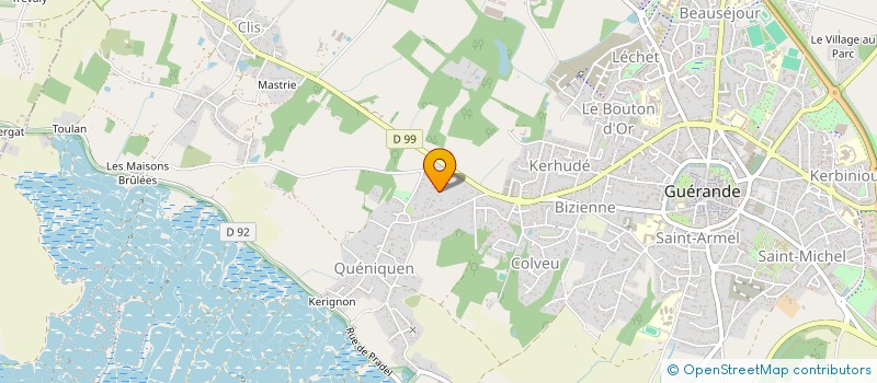 localisation de l'entreprise ABI PRO à GUERANDE