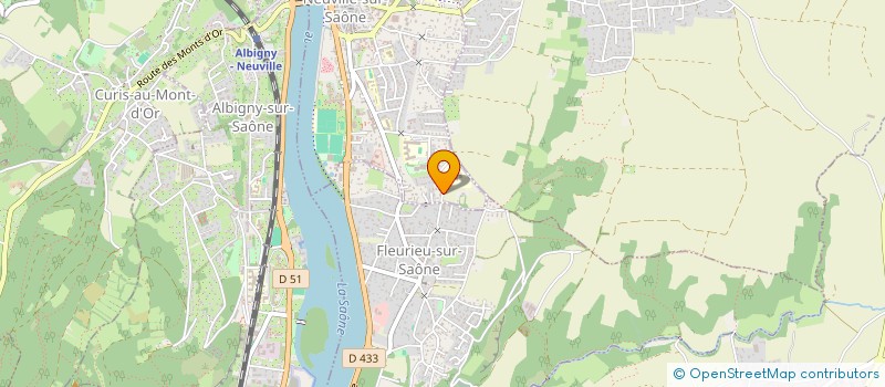 localisation de l'entreprise ABI PRO  NEUVILLE-SUR-SAONE