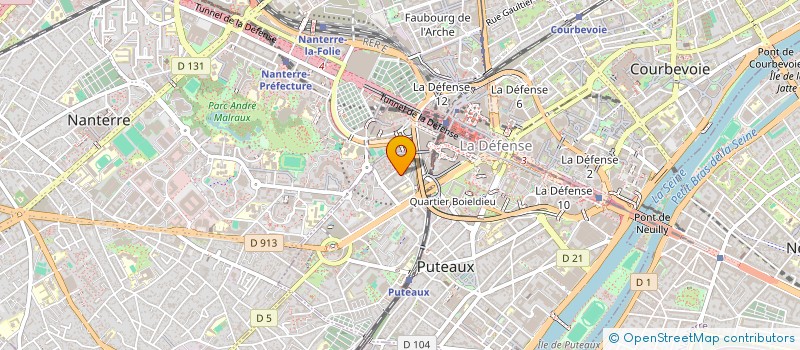 localisation de l'entreprise ABI STOCK à PUTEAUX