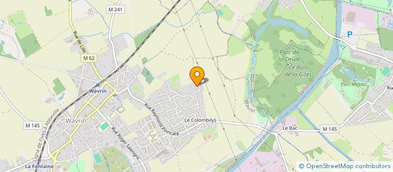 localisation de l'entreprise ABI TOIT  WAVRIN