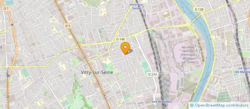 localisation de l'entreprise ABI VOYAGES à VITRY-SUR-SEINE