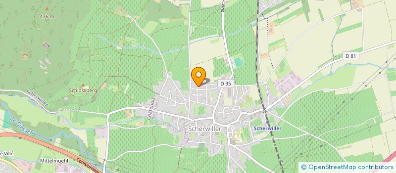 localisation de l'entreprise ABI1  SCHERWILLER