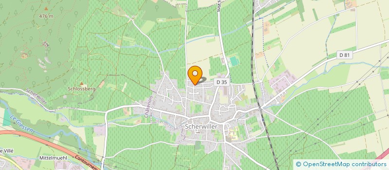 localisation de l'entreprise ABI3  SCHERWILLER