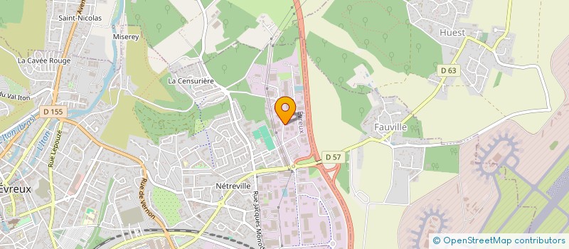 localisation de l'entreprise ABIAL à EVREUX