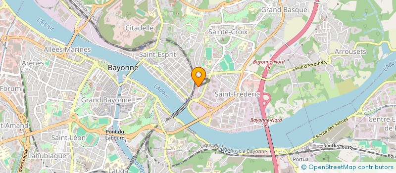 localisation de l'entreprise ABIAN à BAYONNE