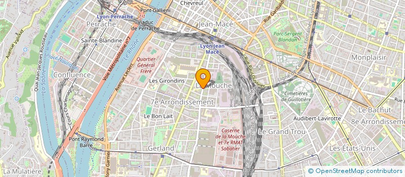 localisation de l'entreprise ABICHOU TRANSPORT à LYON