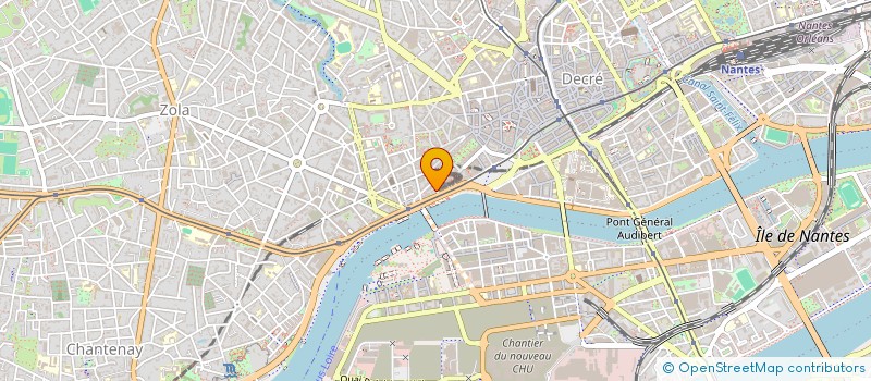 localisation de l'entreprise ABICIA à NANTES