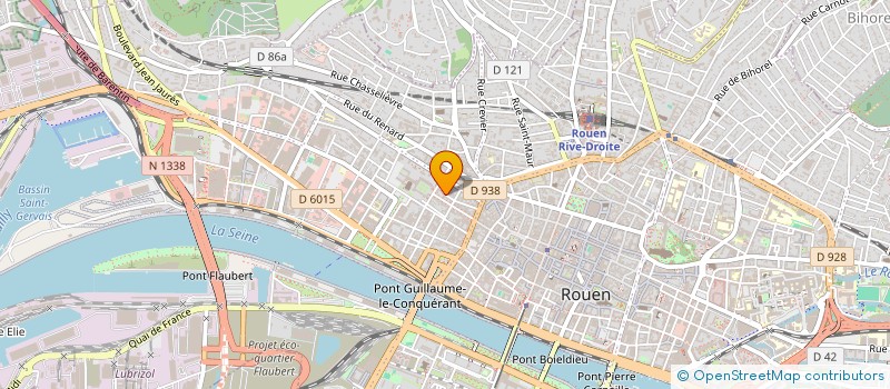 localisation de l'entreprise ABICINE à ROUEN