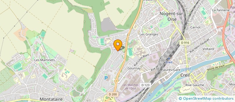 localisation de l'entreprise ABIDA CONSULTING  CREIL