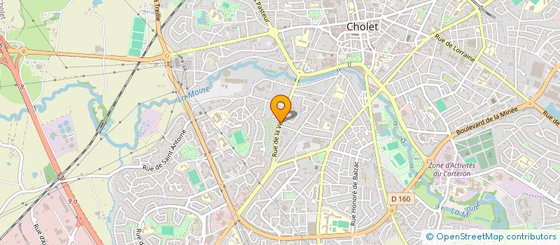 localisation de l'entreprise ABIDI à CHOLET